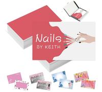Cartes de visite personnalisées avec photo pour petites entreprises personnalisées avec logo et texte 1000 500 200 100 Cartes de visite imperméables imprimables double face - 8,9 x 5,1 cm
