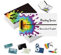 Cartes de visite personnalisées avec photo pour petites entreprises personnalisées avec logo et texte 1000 500 200 100 Cartes de visite imperméables imprimables double face - 8,9 x 5,1 cm