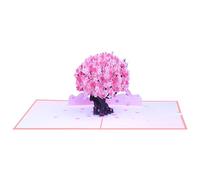 Cartes de voeux - Cartes vierges | Cartes de fleurs pop up 3D | Carte de fête de Noël élégante | Cartes de fleurs popup | Cartes d'arbres | Cartes de Noël créatives amusantes pour femmes, familles