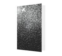 Cartes de vœux argentées brillantes à paillettes pour toutes les occasions : anniversaire, condoléances, Noël, remerciement, enveloppes
