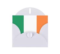 Cartes de vœux avec drapeau irlandais - Cartes de remerciement pour fêtes de fin d'année