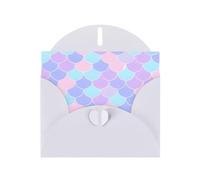 Cartes de vœux avec enveloppe blanche avec motif unique de tatouage sirène pour écrire vos bénédictions pour diverses fêtes