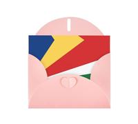 Cartes de vœux avec enveloppes, drapeau des Seychelles, cartes de remerciement vierges pour toutes les occasions
