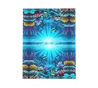 Cartes de vœux avec enveloppes, impression de rayons de corail sous-marins, cartes vierges à faire soi-même pour Noël, anniversaire, remerciements