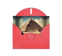 Cartes de vœux avec enveloppes, impression pyramides de Khufu de rêve vierge, cartes vierges pour Noël, anniversaire, remerciements