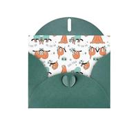 Cartes de vœux avec enveloppes Motif paresseux suspendus sur une branche d'arbre