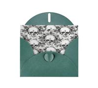 Cartes de vœux avec enveloppes, motif tête de mort, anniversaire, mariage et toutes les occasions