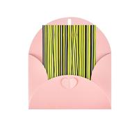 Cartes de vœux avec enveloppes - Motif zeste de citron - Avec enveloppes - Avec boucle d'amour verticale - Papier nacré vierge - Emballage de vacances