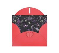 Cartes de vœux avec enveloppes, violet, noir, gothique, avec enveloppes, vacances, anniversaire, mariage et toutes les occasions