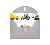 Cartes de vœux avec impression camion de machines lourdes - Cartes de remerciement pour fêtes festives