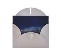 Cartes de vœux avec impression Vue de la Terre - Cartes de remerciement, cartes d'invitation pour fêtes festives