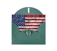 Cartes de vœux avec motif drapeau américain du 4 juillet avec enveloppes, cartes de vœux « Thinking of You », cartes d'encouragement