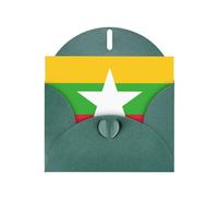 Cartes de vœux avec motif drapeau du Myanmar - Cartes de remerciement, cartes d'invitation pour célébrations festives