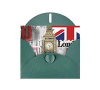 Cartes de vœux Big Ben de Londres avec enveloppes, carte d'anniversaire, carte de fête des mères, mariage, remerciement, fête prénatale, notes de remerciement - Cartes vierges mignonnes - Toutes les