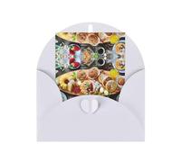 Cartes de vœux blanches avec enveloppes assorties - Belles cartes vierges imprimées pour petit déjeuner pour anniversaire, mariage, Saint-Valentin