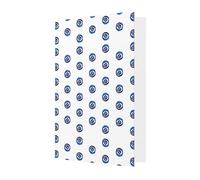 Cartes de vœux bleues avec enveloppes - Cartes vierges imprimées contre le mauvais œil, parfaites pour un anniversaire, un mariage, un anniversaire de mariage