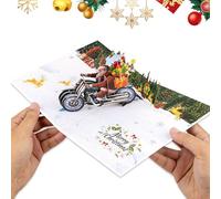 Cartes de vœux de Noël - Carte de Noël pliable 3D | Jouet de décoration pliable en papier pour famille, amis, crèche, vacances d'hiver, Nouvel An, maman, petite-fille, voisin