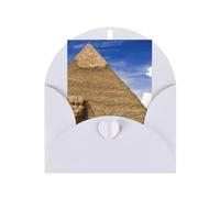 Cartes de vœux de Noël imprimées Pyramides d'Égypte, Nouvel An, Thanksgiving, anniversaire, remerciement, condoléances, anniversaire de mariage, cartes avec enveloppes