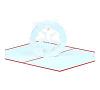 Cartes de vœux de Noël uniques Popup Unique Popup Flying Renne Cartes de vœux pour et Happy New Year Creative Card Set
