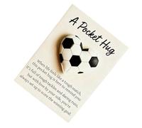Cartes de vœux : Design Suspendu Portable en Forme de Football, Mini Carte compacte E pour Notes Rapides, Rappel de Message, Motivation Quotidienne, Stockage à Bille