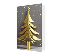 Cartes de vœux dorées à paillettes pour toutes les occasions - Pour anniversaire, condoléances et remerciements