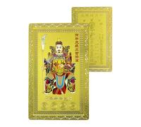 Cartes de vœux du Nouvel An chinois,Cartes de fête Chinois Ancienne Figure Motif | Symbole de richesse béni fait à la main 2026 Traditionnel pour la pratique spirituelle, la santé et le succès