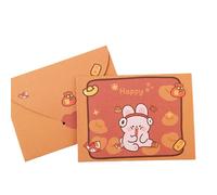 Cartes de vœux en forme d'animal de dessin animé, carte postale, carte postale, carte postale, carte postale, adorable ours, lapins, mémos