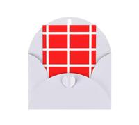 Cartes de vœux en papier nacré avec enveloppes, nacré double face, convient pour les vœux et les invitations de vacances, drapeau danois du Danemark, blanc