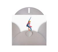 Cartes de vœux en papier nacré gris 10,2 x 15,2 cm YYHHAOFA Excellent motif planeur Cartes de vœux pour Noël, anniversaire, anniversaire de mariage et invitations de fête