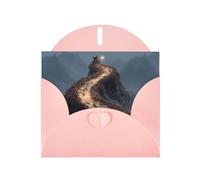 Cartes de vœux en papier nacré rose 10,2 x 15,2 cm YYHHAOFA avec motif de colonie de fourmis en mouvement pour Noël, anniversaire, anniversaire de mariage et invitations de fête