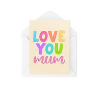 Cartes de vœux fantaisie amusantes | Love You Mum | Anniversaire Fête des Mères, Mummy From Son From Daughter Bannter Funny Joke | CBH1283