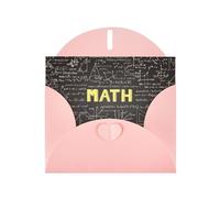 Cartes de vœux imprimées mathématiques avec enveloppes, vacances, anniversaire, mariage et toutes les occasions