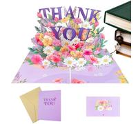 Cartes de vœux pop-up - Jolies cartes de vœux de Noël | Carte de remerciement portable, carte de vœux - Carte postale pop-up polyvalente pour Thanksgiving, anniversaire
