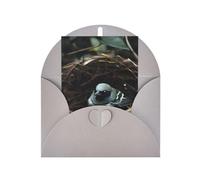 Cartes de vœux vierges avec petit nid d'oiseau, cartes de remerciement et enveloppes, 10,2 x 15,2 cm, #mariage, fête prénatale, fête.