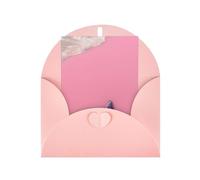 Cartes de vœux vierges de plage de sable rose, cartes de remerciement et enveloppes, 10,2 x 15,2 cm, #mariage, fête prénatale, fête.