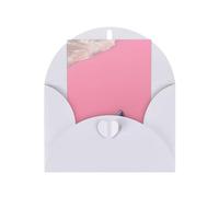 Cartes de vœux vierges de plage de sable rose, cartes de remerciement et enveloppes, 10,2 x 15,2 cm, #mariage, fête prénatale, fête.