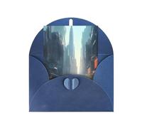 Cartes de vœux vierges The City On The Water, cartes de remerciement et enveloppes, 10,2 x 15,2 cm, #mariage, fête prénatale, fête.
