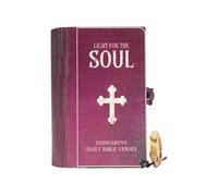 Cartes d'écriture avec versets de la Bible - Bible inspirante dans une boîte en bois, écritures chrétiennes, cartes de prière pour femmes et hommes encouragement quotidien, réflexion, émotion