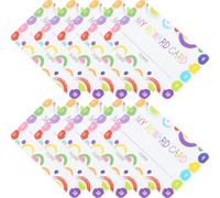 Cartes D'encouragement en Papier, Perforées, Dessin Animé | Cartes de Récompense Colorées, Coins Arrondis, Usage École et Tutorat, pour Suivi des Bonnes Actions