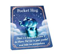 Cartes D'Encouragement Motivation Positive,Carte Compagnon Câlin Mignon Animal Jouet - Figurines Résine Famille Jouet Cadeau Pour Anniversaire Noël Pâques École Amis Enfant Adulte Collection