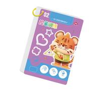 Cartes d'entraînement au contrôle du stylo pour enfants, carnet de pratique de traçage magique pour bébé, augmente pour développer la coordination, l'écriture, le dessin, livres d'images éducatifs