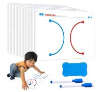 Cartes d'entraînement cérébral - 20 Cartes de Jeu éducatives, Stimulation de la Coordination Main-Cerveau, de développement des compétences cognitives, Outils d'apprentissage interactifs et lud
