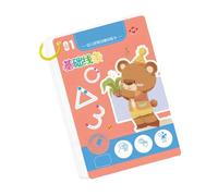 Cartes d'entraînement pour enfants avec contrôle du stylo pour tout-petits, carnet d'exercices de traçage pour la maison ou la salle de classe, cartes pour enfants, carnet de pratique de traçage
