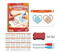 Cartes d'esquisse créatives, exercices de dessin pour les apprenants précoces, activité de stimulation de l'esprit, cartes de suivi pour enfants