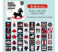 Cartes D'éthiculation Visuelle Montessori Pour Bébé De 0 À 12 Mois,En Noir Et Blanc,Pour Abonnés,Jouets D'apprenticumbria Précoce Pour - Type 20pcs 3-6m
