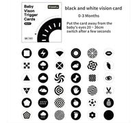 Cartes D'éthiculation Visuelle Montessori Pour Bébé,Jouet Noir Et Blanc Pour Les Grands Abonnés,Cartes Flash D'apprenticumbria Pour Enfant - Type 18pcs 0-3m #A