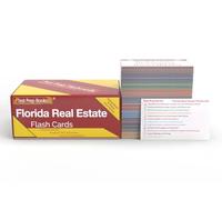 Cartes d'étude de préparation à l'examen immobilier en Floride 2023 et 2024 : examen et pratique des questions de test pour l'examen de licence immobilière en Floride [Cartes en couleur]