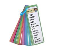 Cartes d'étude double face de mots à vue haute fréquence Cartes de lecture pour l'apprentissage de la langue anglaise Outil d'apprentissage de la langue à vue Listes de mots à haute fréquence