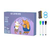 Cartes d'exercices postérieurs | Jouets éducatifs pour guider le stylo - Cartes d'écriture et jouets d'écriture pour enfants - Pour jouer, apprendre, interaction pour et filles à la maison ou