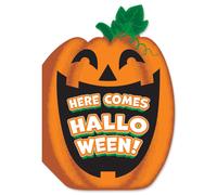 Cartes d'Halloween d coup es Good Spirits Jack, ensemble de 8 citrouilles, Jack-o'-Lanterns, grandes cartes de 5 x 7 pouces, enveloppes incluses